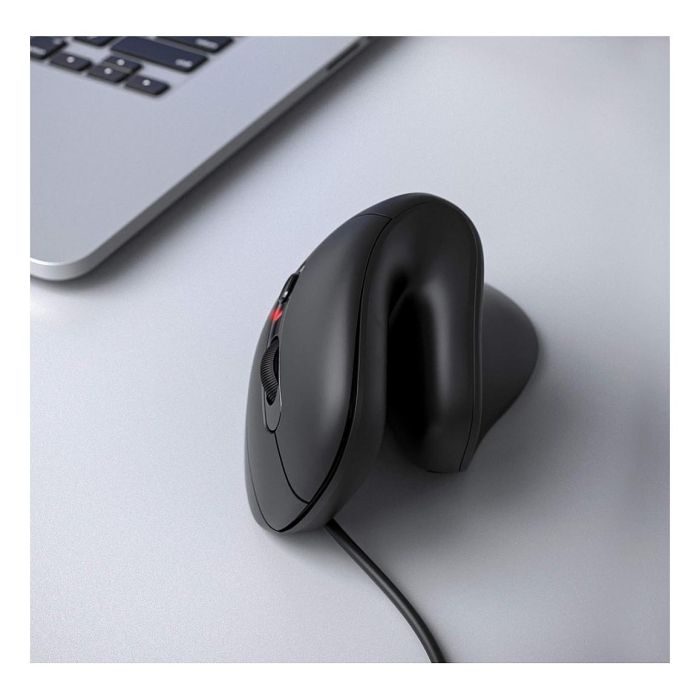 Equip 245119 Ratón Ergonómico Vertical para Mano Derecha, 7200 DPI, Cable USB-A y USB-C 1.8m, Negro - Compatible con Windows, Mac, ChromeOS 2 Equip 245119 Ratón Ergonómico Vertical para Mano Derecha, 7200 DPI, Cable USB-A y USB-C 1.8m, Negro - Compatible con Windows, Mac, ChromeOS 2