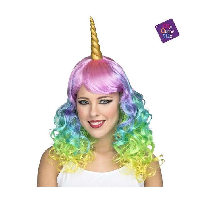Peluca larga unicornio 4 Peluca larga unicornio 4