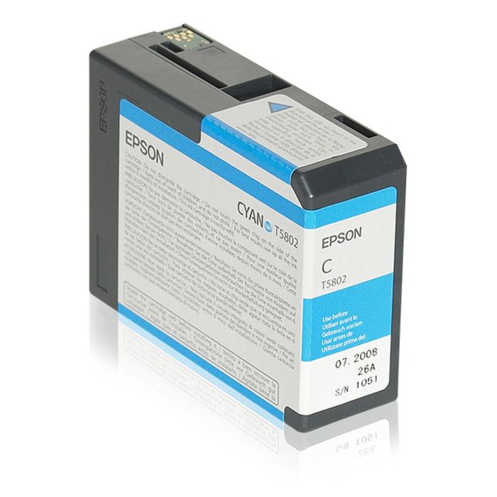 Epson Stylus Pro-3800/3880 Cartucho Cian (80ml) Epson Stylus Pro-3800/3880 Cartucho Cian (80ml)
