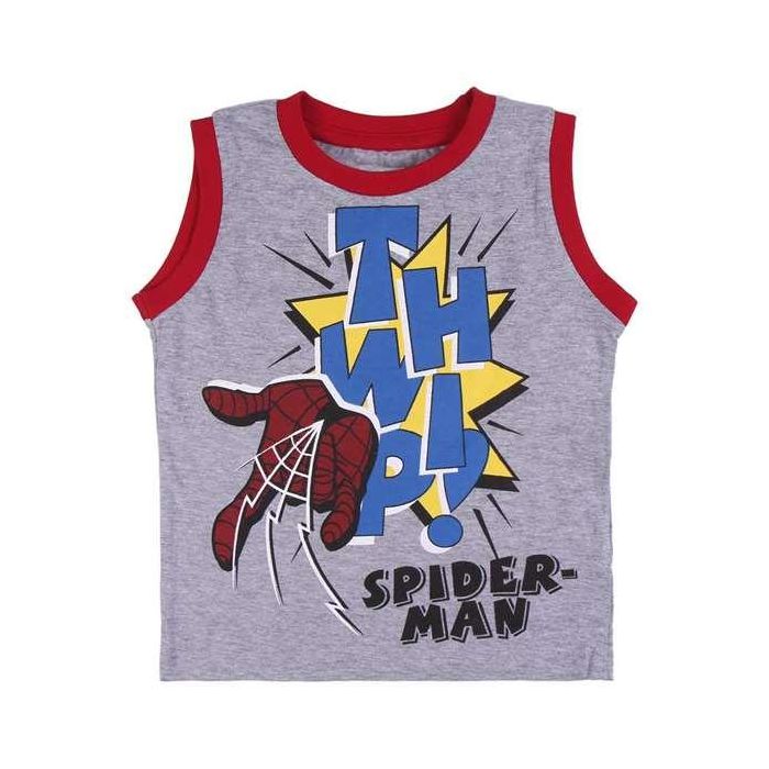 Pijama corto single jersey tirantes spiderman talla 3 años 1