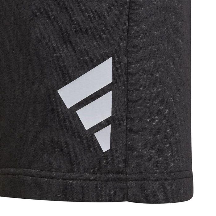Pantalones Cortos Deportivos para Niños Adidas Future Icons 3 Stripes Negro 15-16 Años 1