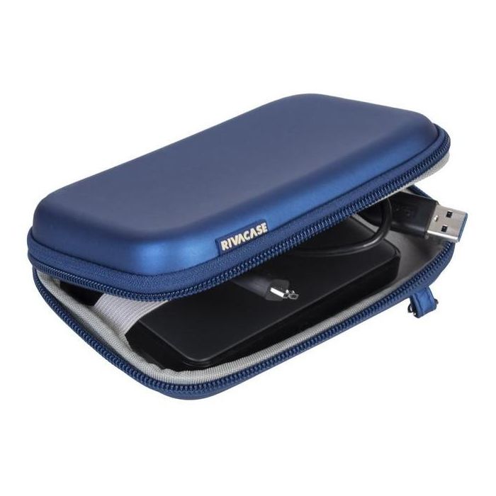 Riva Festplattentasche Davos 2,5"HDD Harts. h.blau 9101 7