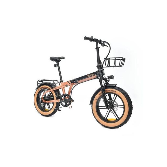 YOUIN BK1650 E-Bike FAT Plegable 20" Ruedas Anchas 250W Motor Trasero 60 km Autonomía Frenos Disco Hidráulicos