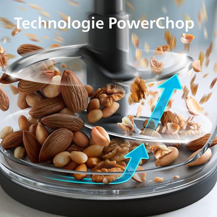 Picadora Philips Negro Acero Inoxidable Plástico 450 W 3 Picadora Philips Negro Acero Inoxidable Plástico 450 W 3