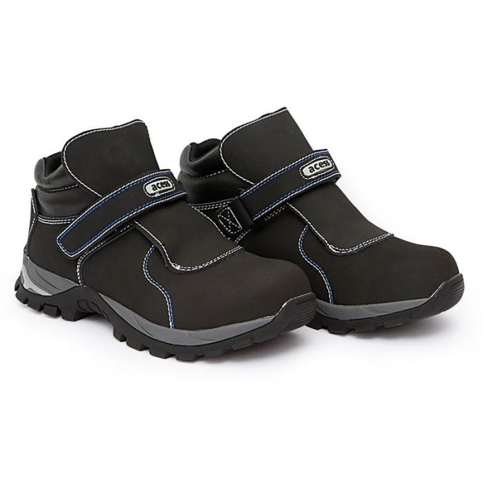 ACESS Bota Soldador Serraje S3 Velcro Puntera Y Plantilla No Metalica Talla 39-47 Calzado Numero 43 1