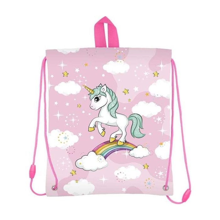 Stor Bolsa Merienda con diseño Unicorn Rainbow para Niños, apta desde 3 años. Fabricada en 210D Poliéster. Stor Bolsa Merienda con diseño Unicorn Rainbow para Niños, apta desde 3 años. Fabricada en 210D Poliéster.