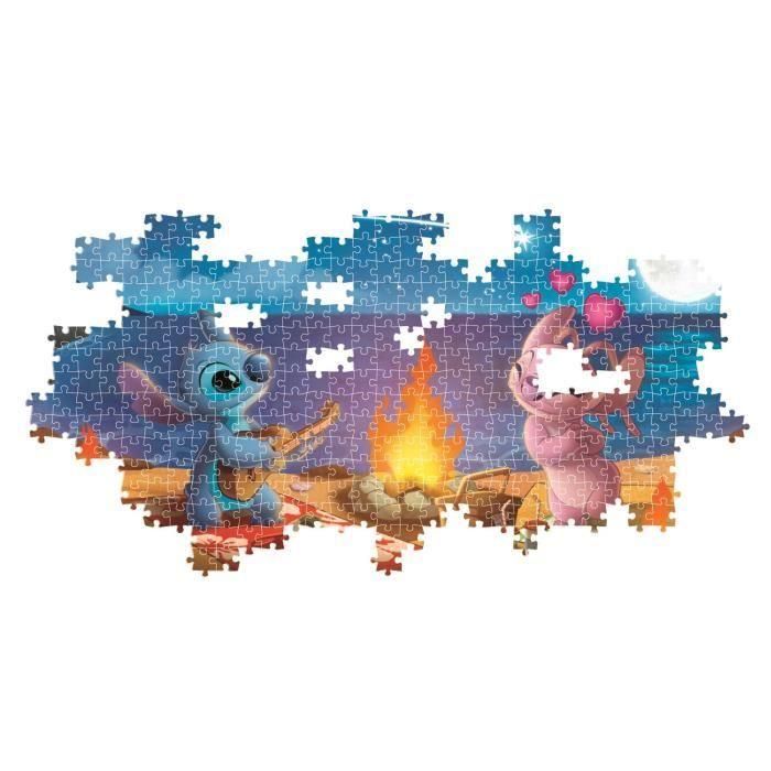 CLEMENTONI Puzzle Panorama Disney Stitch 1000 piezas (98x33cm) 2