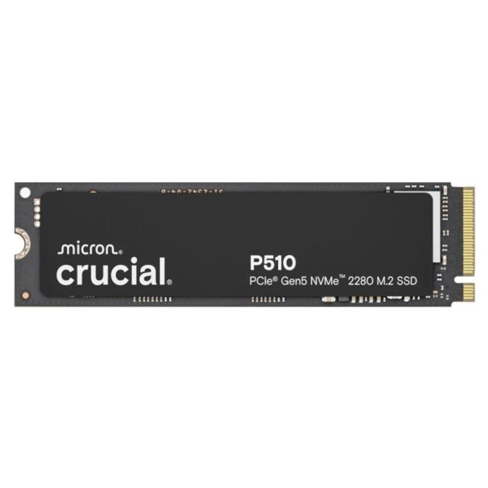Crucial CT1000P510SSD8 Disco Duro Interno Sólido SSD 1TB NVMe PCIe 5.0 M.2 2280 para Gaming y PC de Alto Rendimiento