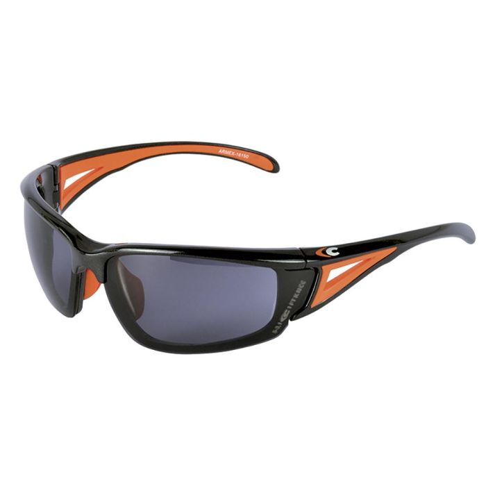 Cofra Armex Gafas de Protección Grises Policarbonato EN 166-172 UV400 Antirayado Antiempañamiento para Trabajo Exterior/Mecánico