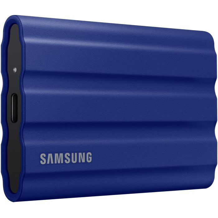 Samsung MU-PE2T0R Portable T7 Shield 2TB SSD Externo USB 3.2 Gen 2 Tipo C Azul – 1050MB/s Protección por Contraseña 1 Samsung MU-PE2T0R Portable T7 Shield 2TB SSD Externo USB 3.2 Gen 2 Tipo C Azul – 1050MB/s Protección por Contraseña 1