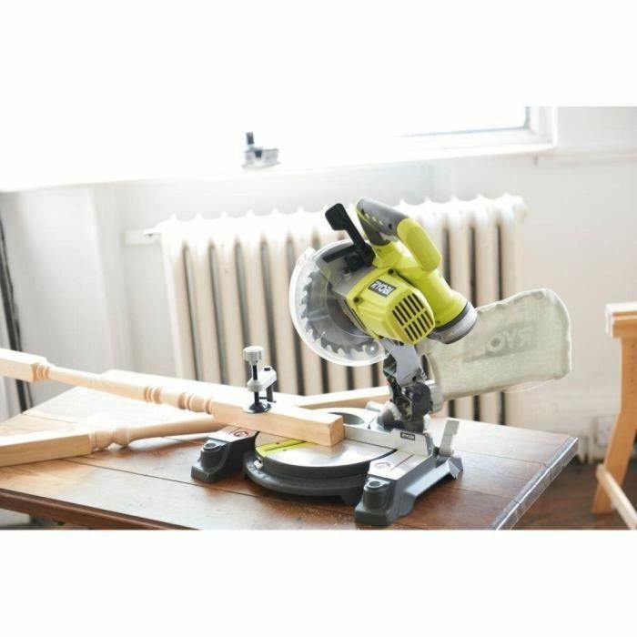Ryobi Sierra Ingletadora Inalámbrica ONE+ 18V de 190 mm con Guía Láser y Corte Preciso 2