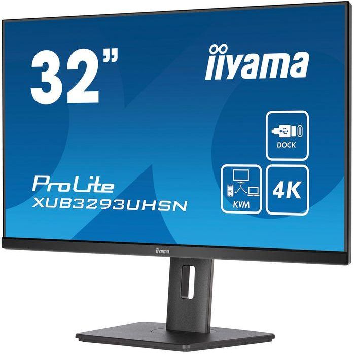 iiyama XUB3293UHSN-B5 Monitor LCD 32'' (81.3cm) IPS UHD (3840x2160) 4ms HDMI DisplayPort USB-C Negro 3 iiyama XUB3293UHSN-B5 Monitor LCD 32'' (81.3cm) IPS UHD (3840x2160) 4ms HDMI DisplayPort USB-C Negro 3