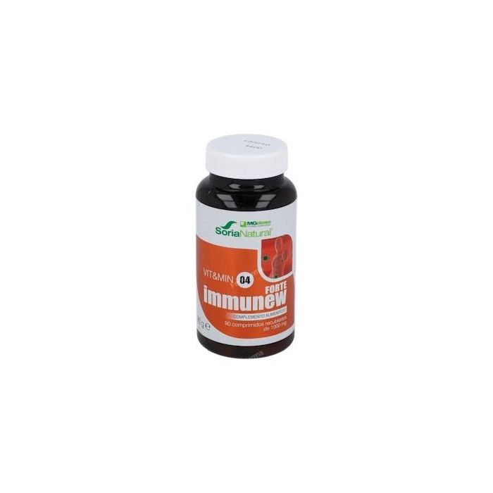 MGDOSE Immunew Forte 90 Comprimidos con Reishi, Shiitake y Maitake, Selenio y Vitamina C para Sistema Inmunitario
