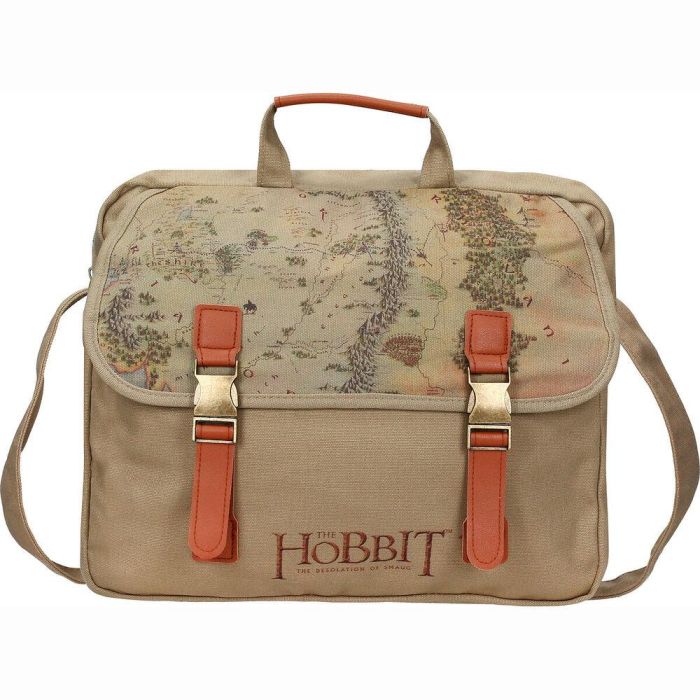 The Lord of the Rings Bolso Bandolera Tela Mapa Hobbit 33x30x5cm 2