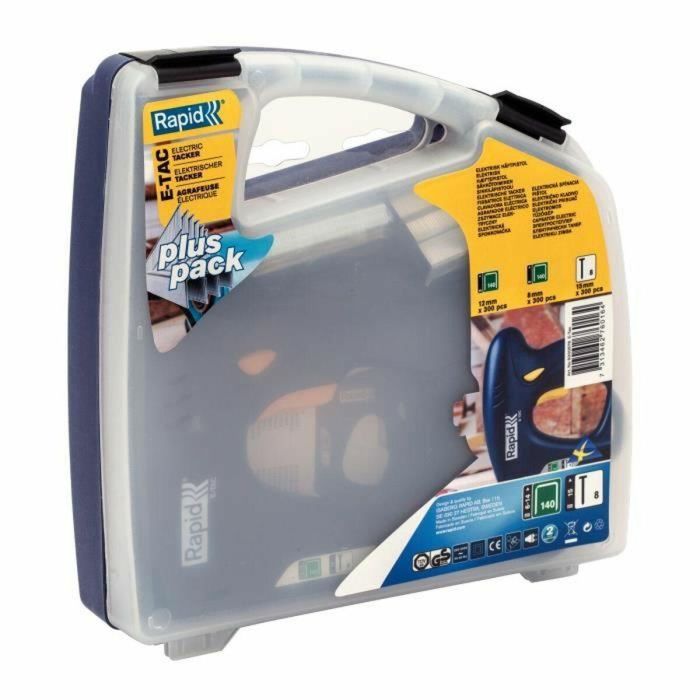 Rapid AUC7313462760164 Grapadora-Clavadora Eléctrica con Cable E-TAC Dual 4