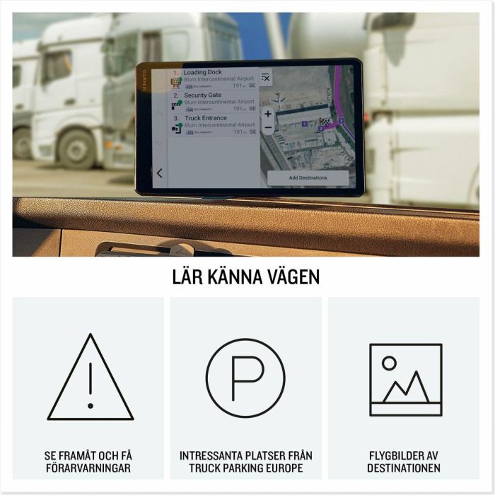 Garmin dezl LGV720 navegador Fijo 17,6 cm (6.95") TFT Pantalla táctil 242 g Negro 5 Garmin dezl LGV720 navegador Fijo 17,6 cm (6.95") TFT Pantalla táctil 242 g Negro 5
