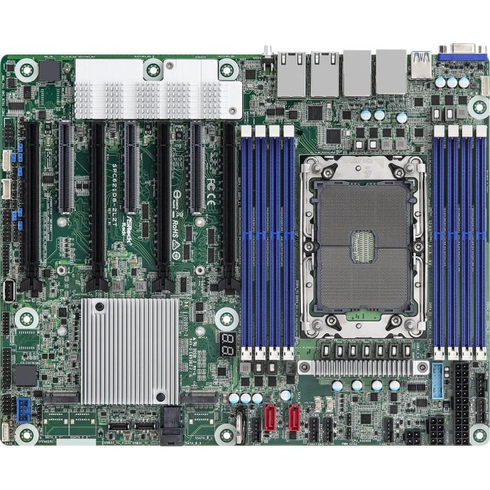 ASRock Mainboard C621A SPC621D8-2L2T ATX Sockel 4189 Single 0 ASRock Mainboard C621A SPC621D8-2L2T ATX Sockel 4189 Single 0