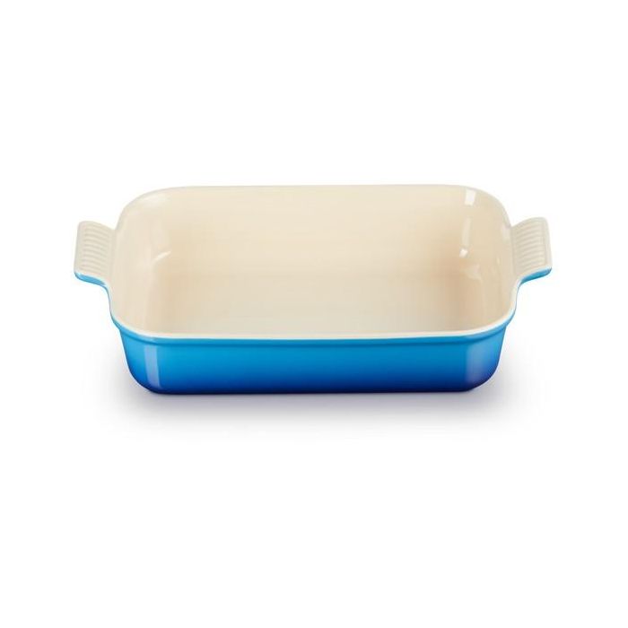 Le Creuset 71102322200001 Fuente para Horno Rectangular Tradición, 32 cm, Azure 1