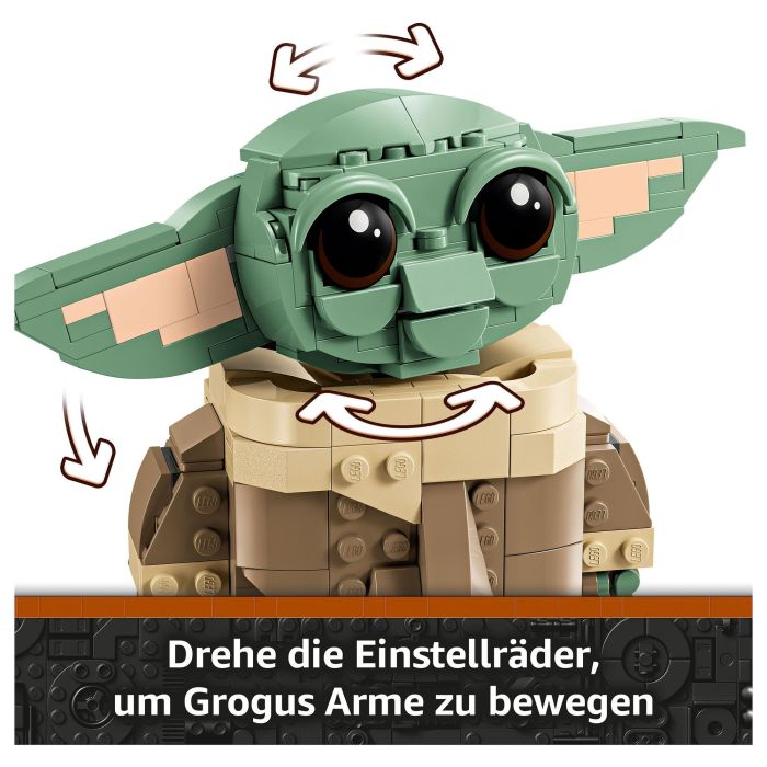 Lego Star Wars 75403 The Mandalorian Grogu y su cochecito - Set de construcción 10 años