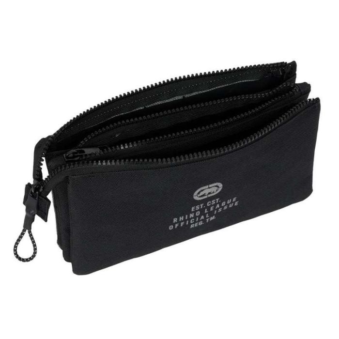 Portatodo Triple Eckō Unltd. Rhino Negro Gris 22 x 12 x 3 cm 1 Portatodo Triple Eckō Unltd. Rhino Negro Gris 22 x 12 x 3 cm 1