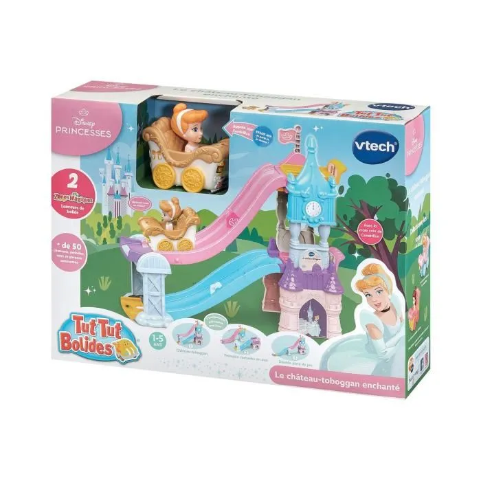 Vtech Coche de Princesas de Disney - Castillo Tobogán Encantado con Carro de Bodas Encantada de Cenicienta (+ VTE3417765706059) - Idioma Francés 5 Vtech Coche de Princesas de Disney - Castillo Tobogán Encantado con Carro de Bodas Encantada de Cenicienta (+ VTE3417765706059) - Idioma Francés 5