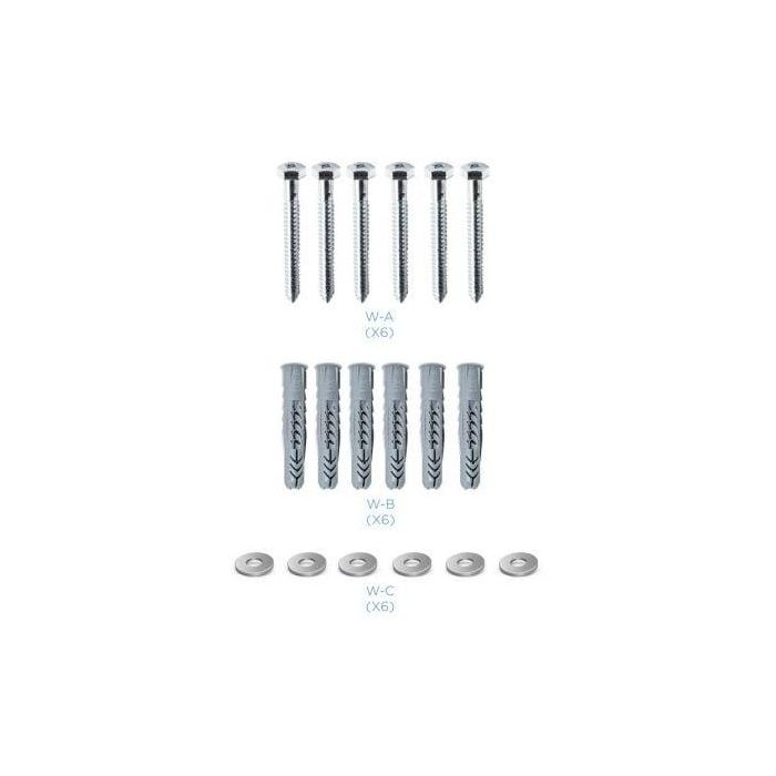TooQ LP42100T-B Soporte de Pared Fijo Inclinable para TV 60-100", 75kg, VESA 200x200-900x600, Inclinación +5°/-10°, 85mm pared, Negro. 4