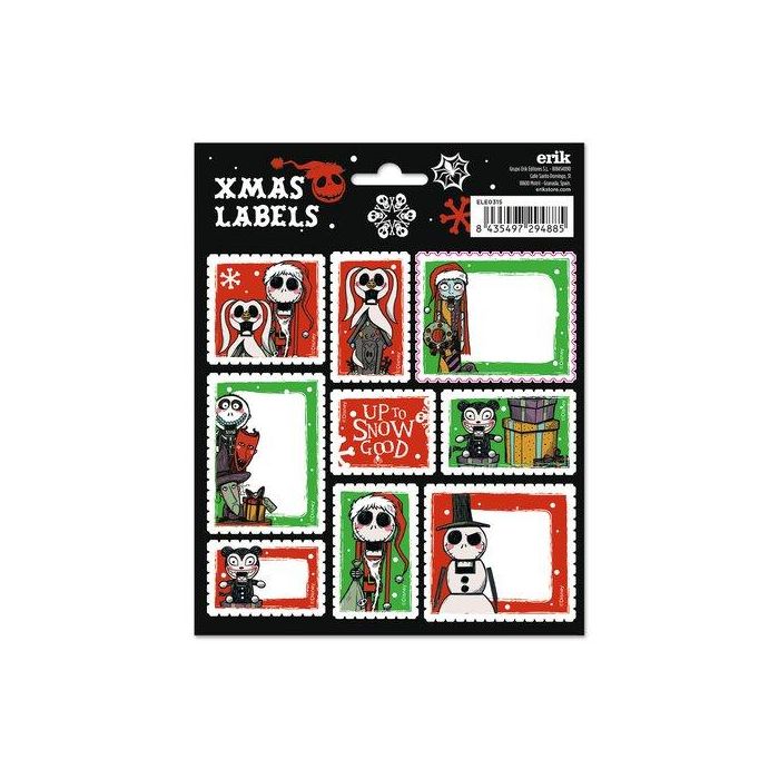 Etiquetas Regalo Bolsa Grupo Erik Navidad Navidad Nightmare Before Christmas