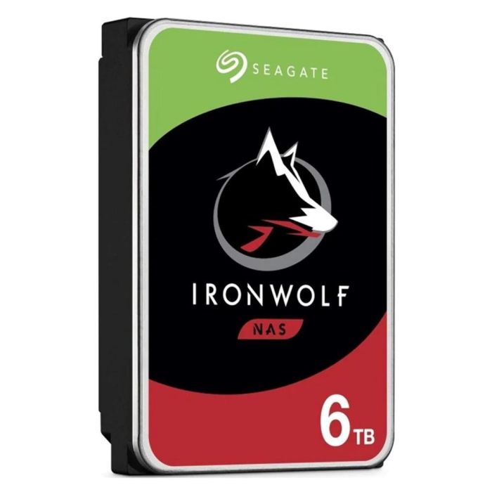 Seagate IronWolf NAS ST6000VN006 Disco Duro Interno 6TB 3.5" SATA 6Gb/s 5400 RPM 256MB Caché 2 Seagate IronWolf NAS ST6000VN006 Disco Duro Interno 6TB 3.5" SATA 6Gb/s 5400 RPM 256MB Caché 2
