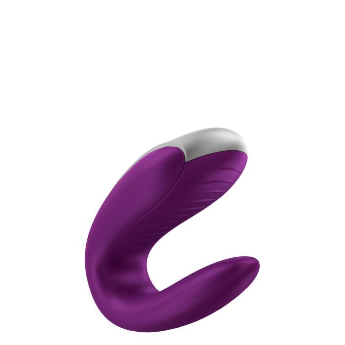 Satisfyer Double fun vibrador parejas violeta bluetooth app 12