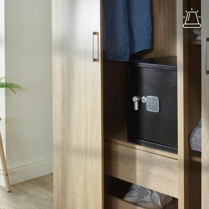 Yale Caja Fuerte Electrónica con Alarma YEC/390/DB2 Grande 40L 39x35x36cm 1