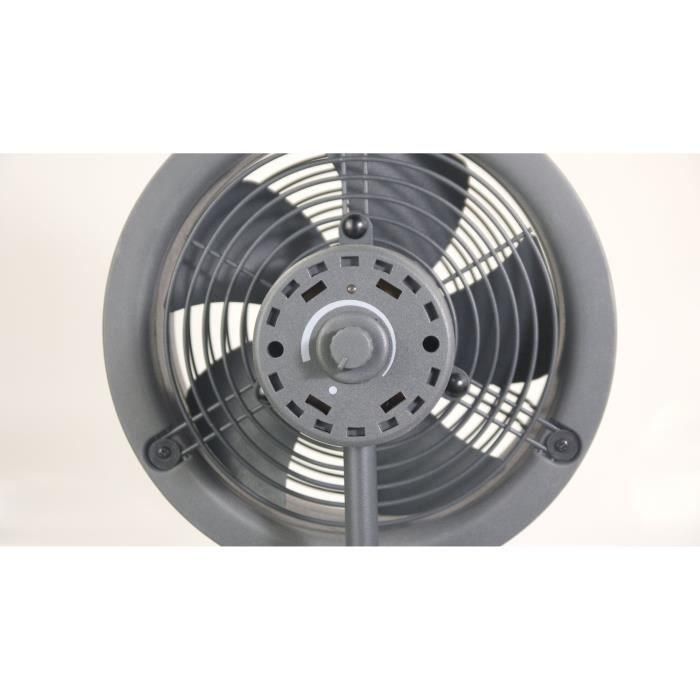 Ventilador de mesa - AIR AND ME - Noas - 32 W - Ø 20 cm - Compacto - Con control de velocidad - Negro 4 Ventilador de mesa - AIR AND ME - Noas - 32 W - Ø 20 cm - Compacto - Con control de velocidad - Negro 4
