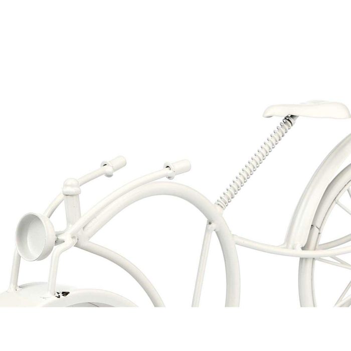 Reloj de Mesa Bicicleta Blanco Metal 40 x 19,5 x 7 cm (4 Unidades) 1