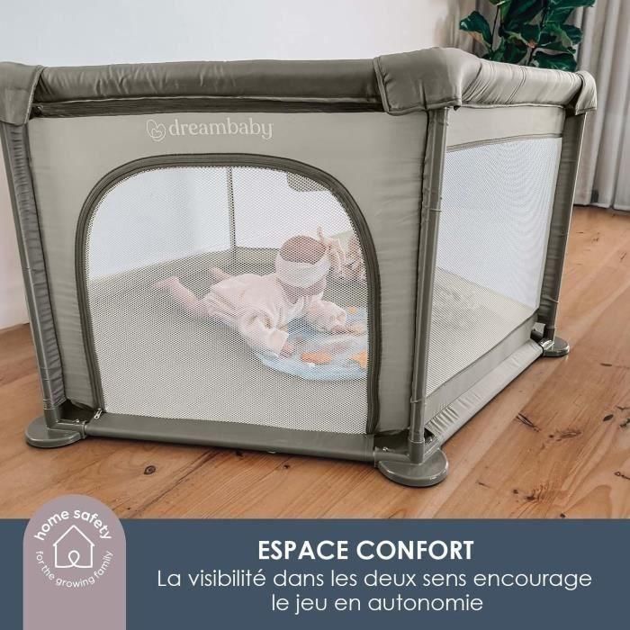 Dreambaby DRE9312742495077 Parque infantil Explore Park 6 lados con base de tela acolchada Ø 1,40 m H 70 cm Topo 4 Dreambaby DRE9312742495077 Parque infantil Explore Park 6 lados con base de tela acolchada Ø 1,40 m H 70 cm Topo 4