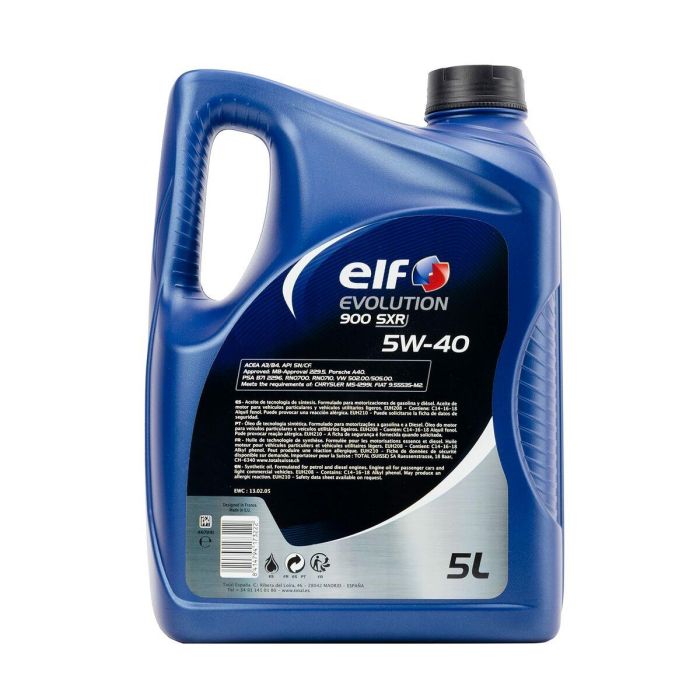 Aceite de Motor para Coche Elf Evolution 900 SXR 5W40 5 L 1