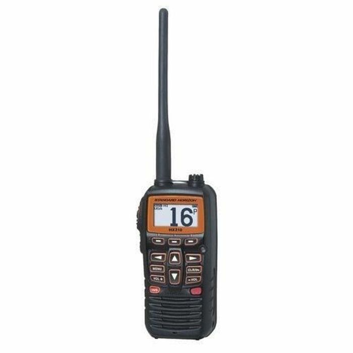 VHF portátil - horizonte estándar - HX210E - impermeable - flotante - 6W 1