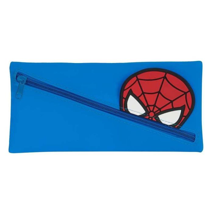 Bolso Escolar Portatodo Safta Silicona Caritas Spiderman 10x230x110 mm Bolso Escolar Portatodo Safta Silicona Caritas Spiderman 10x230x110 mm