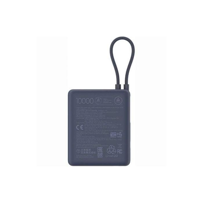 Xiaomi 33W PB ICAB 10000 BL Powerbank 10000mAh Carga Rápida 33W con Cable USB-C Integrado Portátil Azul 4 Xiaomi 33W PB ICAB 10000 BL Powerbank 10000mAh Carga Rápida 33W con Cable USB-C Integrado Portátil Azul 4