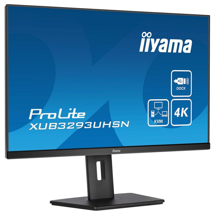 iiyama Monitor XUB3293UHSN-B5 32" 4K UHD IPS 3840x2160 4ms USB-C HDMI DisplayPort Negro 2