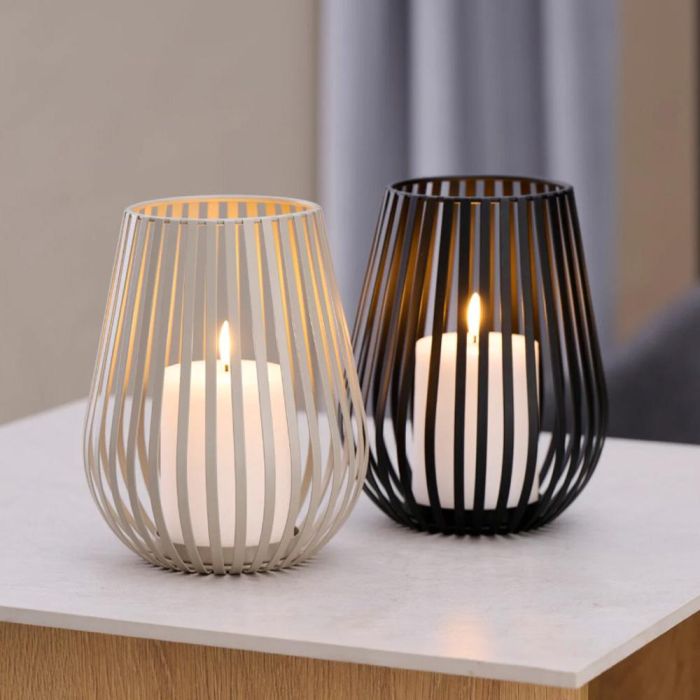 Portavelas Hierro Day altura 20 cm  1