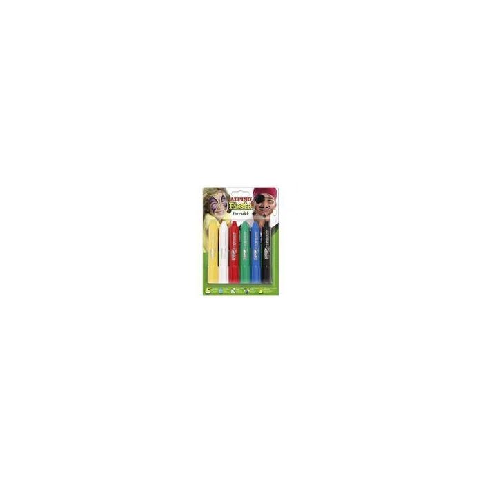 Alpino Maquillaje en Barra Fiesta Face Stick Pack de 6 C-Surtidos