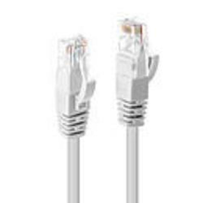 Cable de Red Rígido UTP Categoría 6 LINDY 48096 Blanco 7,5 m 1 unidad