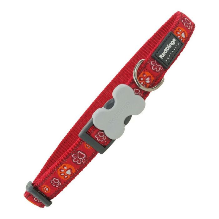 Collar Rd Style Paw Impress. Rojo 25 mmx41-63 cm Collar Rd Style Paw Impress. Rojo 25 mmx41-63 cm