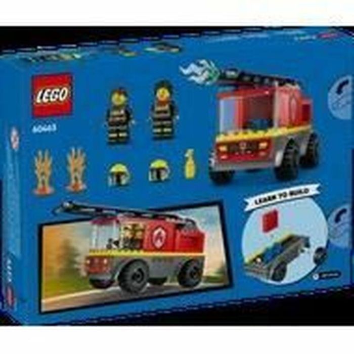 LEGO 60463 City Camión de Bomberos con Escalera Juego de Construcción para Niños a partir de 4 años con 82 Piezas 1 LEGO 60463 City Camión de Bomberos con Escalera Juego de Construcción para Niños a partir de 4 años con 82 Piezas 1