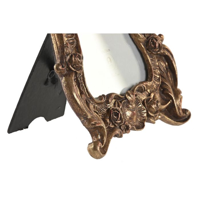 DKD Home Decor Marco Foto 10X15 Tradicional Dorado Resina 2 x 25 x 15 cm 1