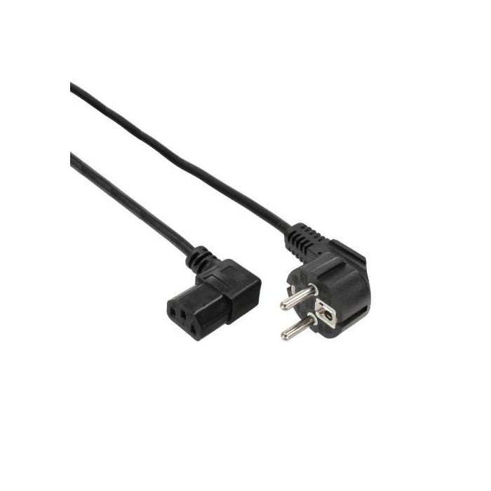 Ewent EC1910 Cable de transmisión Negro 1,8 m C13 acoplador Enchufe tipo F 1 Ewent EC1910 Cable de transmisión Negro 1,8 m C13 acoplador Enchufe tipo F 1