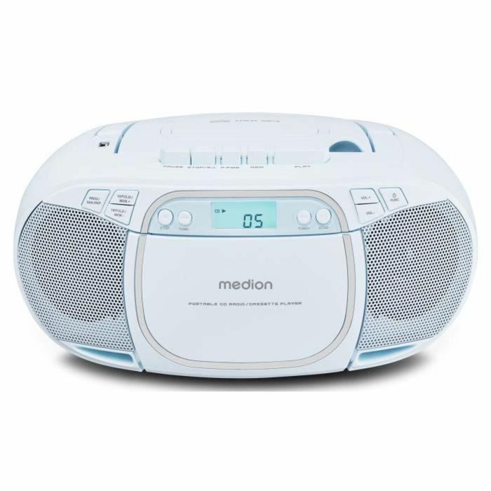 Medion MED4061275227482 Radio CD FM 2x2.2W RMS Azul 0 Medion MED4061275227482 Radio CD FM 2x2.2W RMS Azul 0