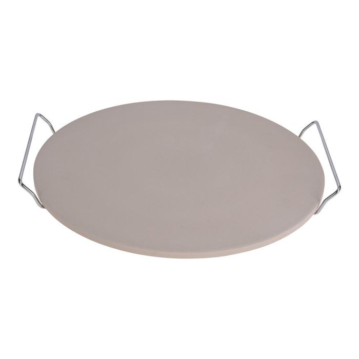 Excellent Houseware Piedra para hacer pizzas Ø33cm con asas de metal 0 Excellent Houseware Piedra para hacer pizzas Ø33cm con asas de metal 0