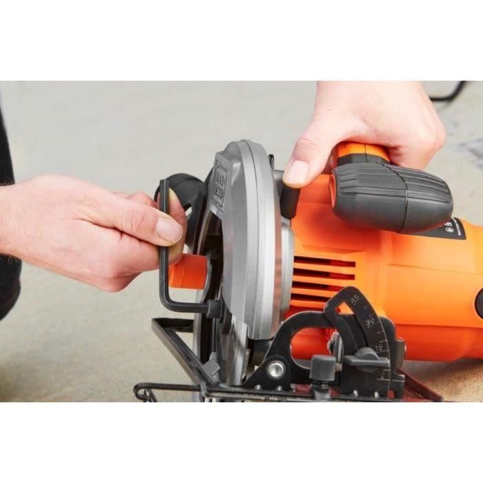 NEGRO Y DECKER Scie circulaire CS1550-QS - 1500 W 1 NEGRO Y DECKER Scie circulaire CS1550-QS - 1500 W 1