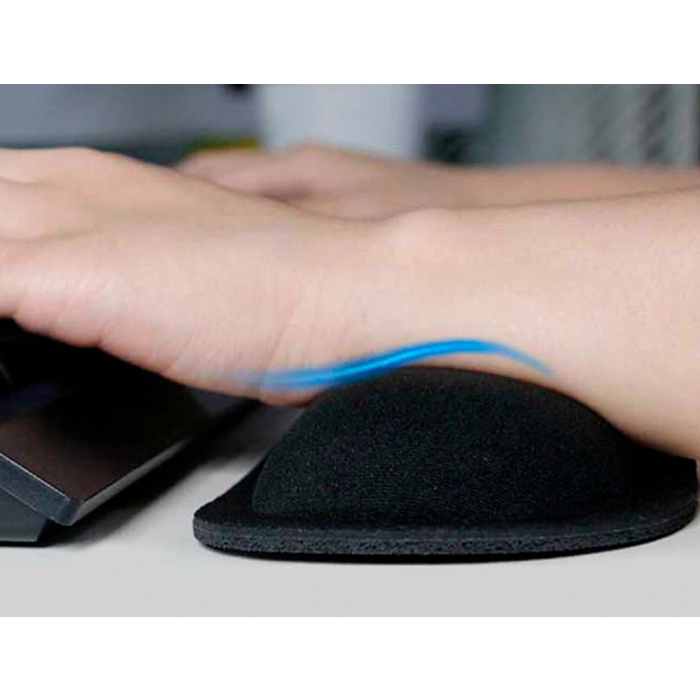 Q-connect Reposamuñecas Memory Foam para Teclado Color Negro 460x85x25 mm 6