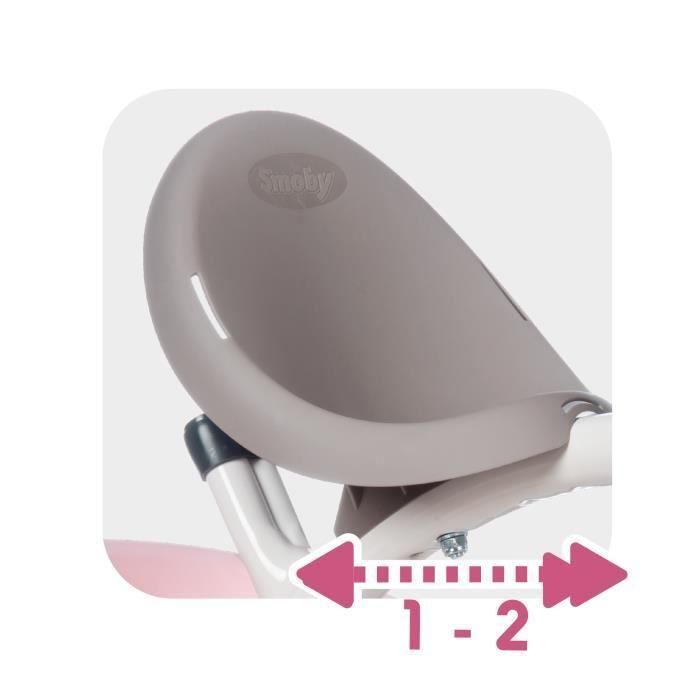 Triciclo Baby Balade Plus Rosa - SMOBY 5 Triciclo Baby Balade Plus Rosa - SMOBY 5